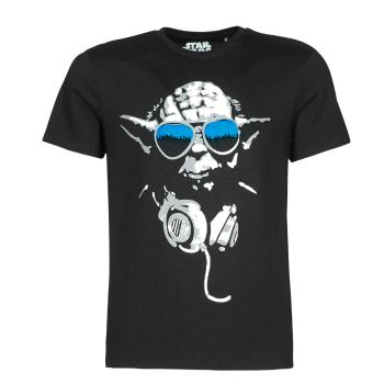 Yurban  STAR WARS DJ YODA COOL  Tričká s krátkym rukávom Čierna