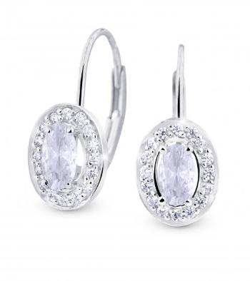 Cutie Jewellery Pôvabné náušnice s trblietavými zirkónmi Z8049-55-X-2 číra