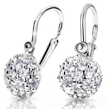 Cutie Diamonds Luxusné detské náušnice z bieleho zlata s briliantmi DC2747-10-00-X-2