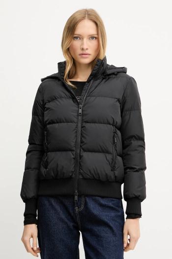 Páperová bunda Armani Exchange čierna farba, prechodná, XW000228 AF12286