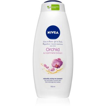 NIVEA Orchid & Cashmere Extract krémový sprchový gél maxi 750 ml