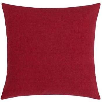 Bellatex LADA – 40 × 40 cm – vínový Uni s efektom režného plátna (4056)