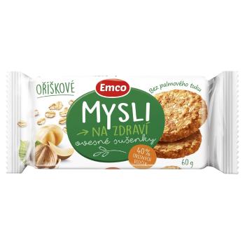 EMCO Mysli ovsené sušienky orieškové 60 g