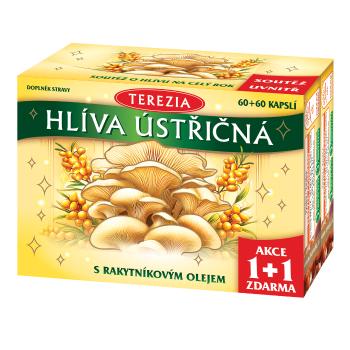 Terezia Company Hliva ustricová s rakytníkovým olejom 60 + 60 kapsúl - Limitovaná edícia