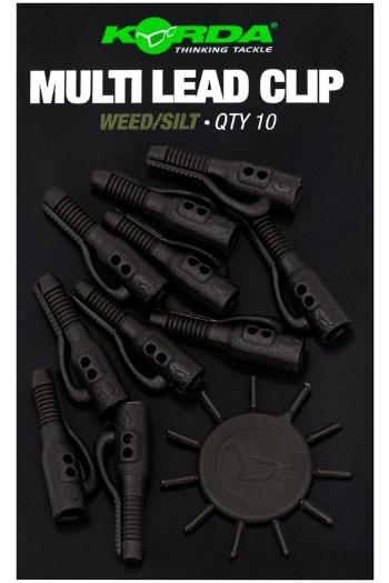 Korda závesky multi lead clip - weed/silt