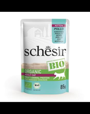 SCHESIR BIO - Pentru pui de pisică, cu carne de pui 85 g