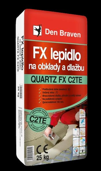 DEN BRAVEN QUARTZ FX C2TE - Flexibilné lepidlo na STAMP, obklady a dlažbu šedá 25 kg