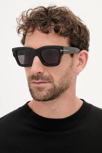 Slnečné okuliare Tom Ford Ilias pánske, čierna farba, FT1154_5001A