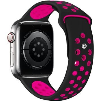 Eternico Sporty na Apple Watch 38 mm/40 mm/41 mm  Vibrant Pink and Black (AET-AWSP-PiBl-38)