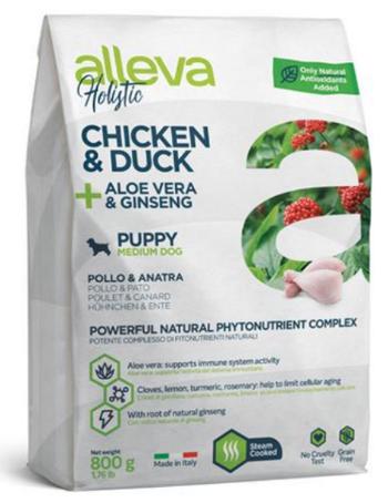 Alleva HOLISTIC dog puppy & junior medium chicken 0,8kg