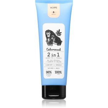 Yope Wood extra jemný sprchový gél a šampón 2v1 250 ml
