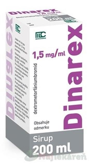 Dinarex 1,5 mg/ml sirup por.sol.1 x 200 ml I