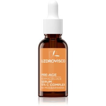 Uzdrovisco Pre-Age Normalizing Serum 15% C Complex fényesítő hatású arcszérum C vitamin 30 ml