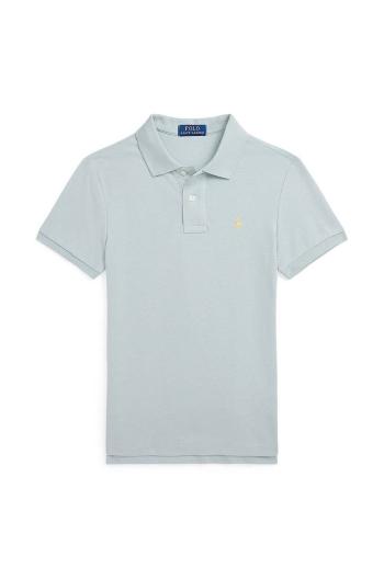 Detská bavlenná polokošeľa Polo Ralph Lauren jednofarebný