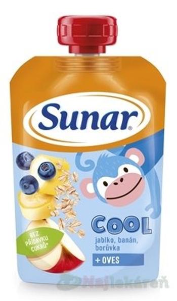 Sunar COOL Jablko, Banán, Čučoriedka + OVOS ovocno-obilný príkrm (od ukonč. 12. mesiaca) 110 g