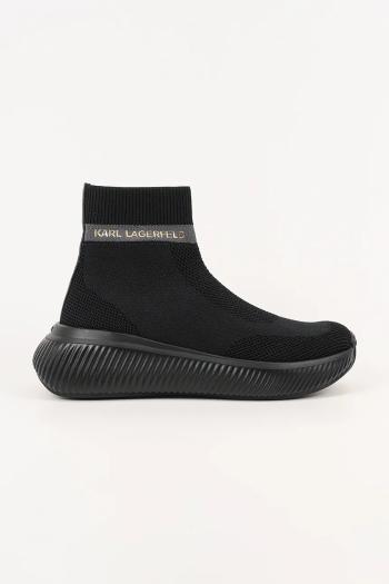 Tenisky Karl Lagerfeld KREEPER RUN čierna farba, KL64444