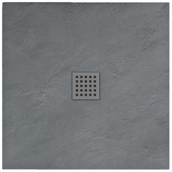 REA - Sprchová vanička Grey Rock 90x90 REA-K4585