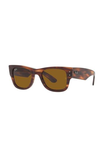Slnečné okuliare Ray-Ban MEGA WAYFARER hnedá farba, 0RB0840S