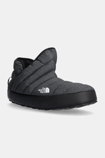 Papuče The North Face Thermoball Traction Bootie šedá farba, NF0A3MKH4111