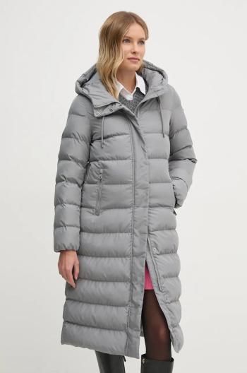 Bunda Geox dámska, strieborná farba, zimná, W4628E-T3144-F1787