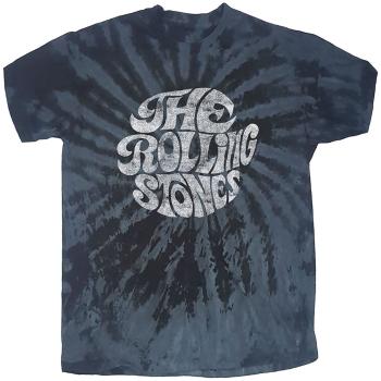 The Rolling Stones tričko 70's Logo Čierna XL