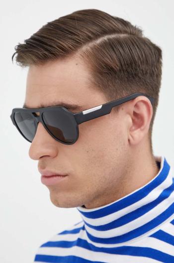Slnečné okuliare Dolce & Gabbana pánske, čierna farba