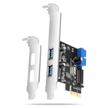 AXAGON PCEU-232VLS, 2 + 2× USB 3.2 Gen 1 port, 5 Gbps, PCIe card, SATA power, SP & LP