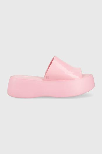 Šľapky Melissa MELISSA BECKY AD dámske, ružová farba, na platforme, M.32818.1358