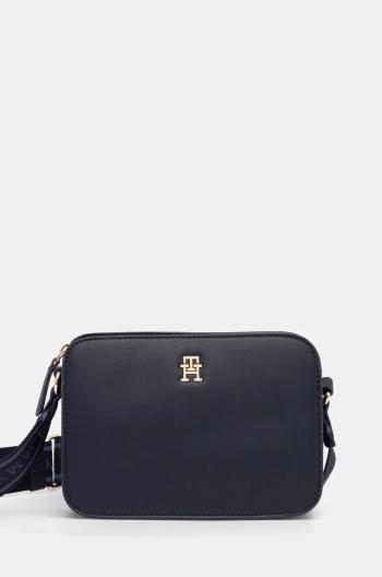 Kabelka Tommy Hilfiger tmavomodrá farba, AW0AW17229