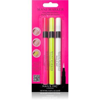 Nails Inc. Mani Marker Trio set na manikúru 3x3 ml