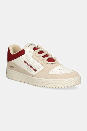 Tenisky Emporio Armani béžová farba, X4X636 XR156 U225