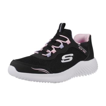 Skechers  BOUNDER - SIMPLE CUT SLIP-INS  Módne tenisky Čierna