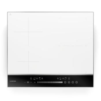 Klarstein DualTone Hybrid indukčná varná doska, Flex Zone, LED displej, Ovládanie posuvníkmi, 7200 W