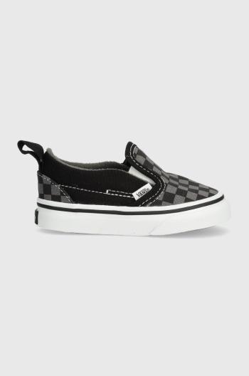 Detské tenisky Vans TD Slip-On V čierna farba