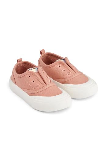 Detské tenisky Liewood Danilo Sneakers oranžová farba, LW19656