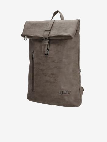 Enrico Benetti Rotterdam 15" Notebook 15 l Medium Taupe Hátizsák Szürke