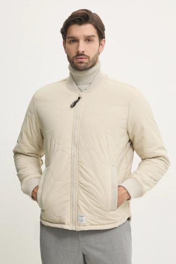 Bunda Pepe Jeans MALABAR pánska, béžová farba, prechodná, PM403061