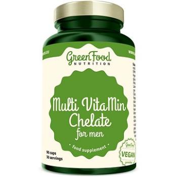 GreenFood Nutrition Multi VitaMin Chelate pre mužov 90 kapsúl (8594193921393)