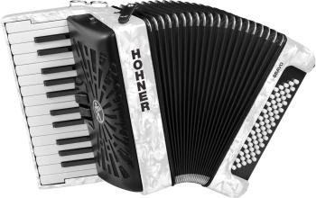 Hohner Bravo II 60 Klávesový akordeón White