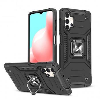 MG Ring Armor plastový kryt na Samsung Galaxy A32 4G, čierny