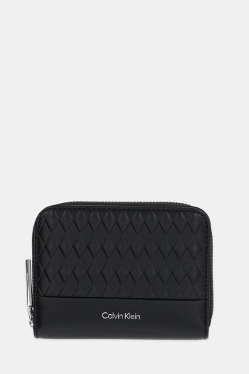 Peňaženka Calvin Klein dámska, čierna farba, K60K612958