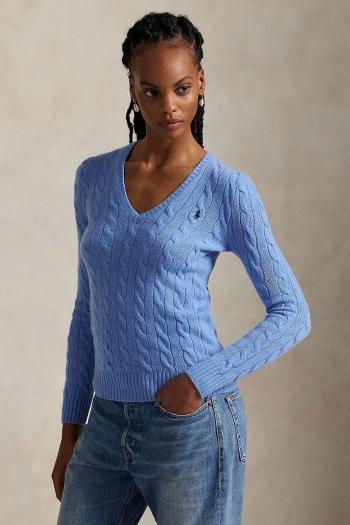 Sveter Polo Ralph Lauren modrá farba, 211971866