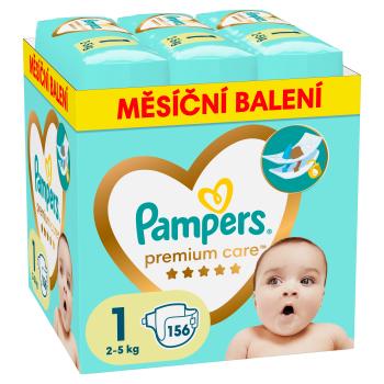 PAMPERS Premium Care plienky, vel.1 (2-5kg) 156 ks