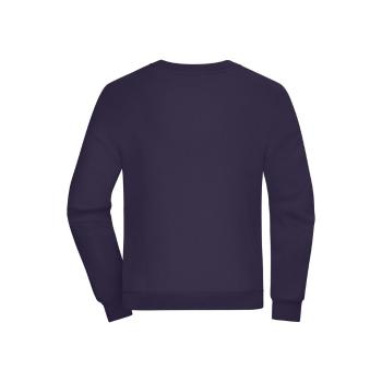 James & Nicholson (Daiber) Oversize mikina UNISEX - Tmavofialová | XL