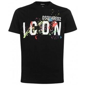 Dsquared  T-Shirt Icon Homme noir  Mikiny Čierna