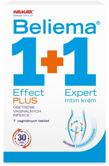 BELIEMA Effect PLUS 7 vaginálních tabliet + Expert Intim krém 30 ml