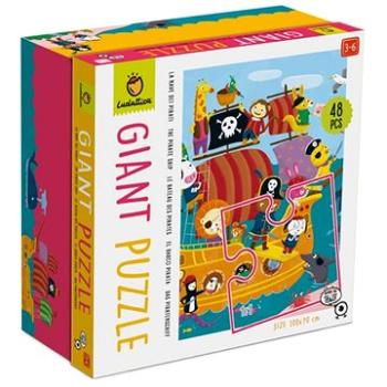 Ludattica Obrie podlahové puzzle Piráti, 48 dielikov (74877)