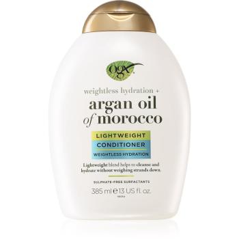 OGX Argan Oil Of Morocco Lightweight Conditioner ľahký kondicionér pre hydratáciu a lesk 385 ml