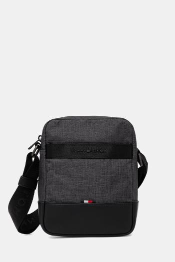 Malá taška Tommy Hilfiger šedá farba, AM0AM13582