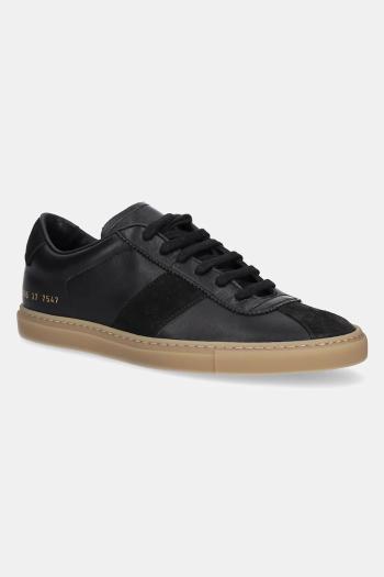 Kožené tenisky Common Projects Field Trainer dámske, čierna farba, 6186